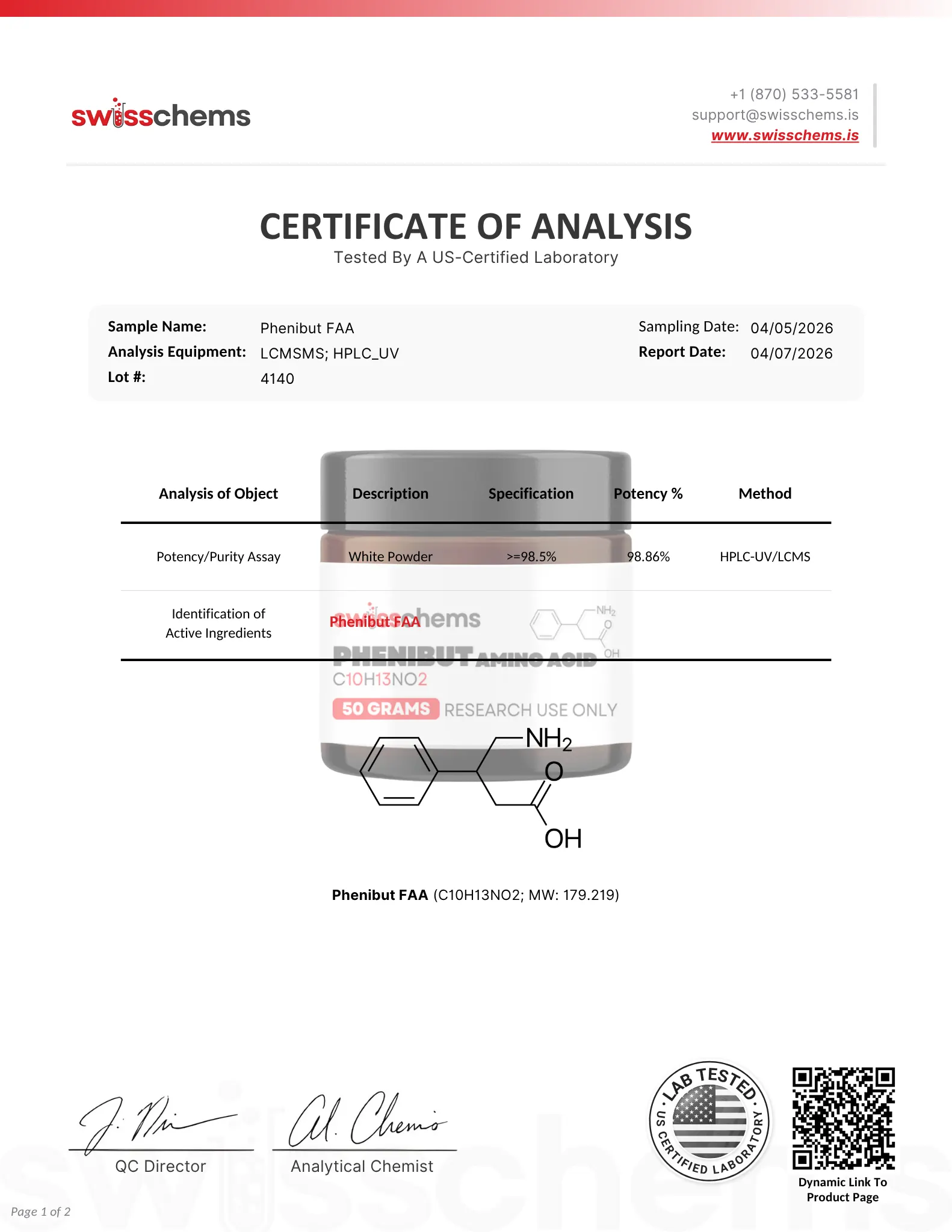 COA-Swisschems-Phenibut-FAA-Powder-1-4.webp